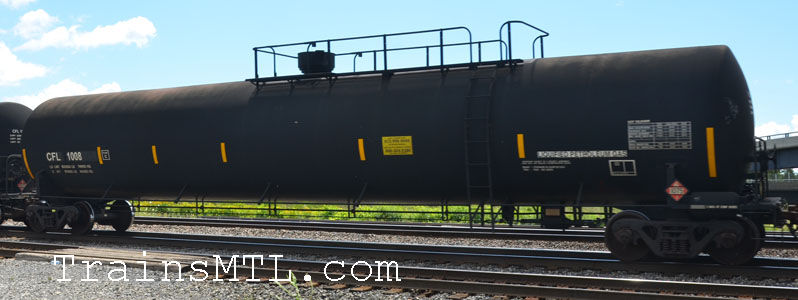 Car/wagon CFL1008 left side / coté gauche